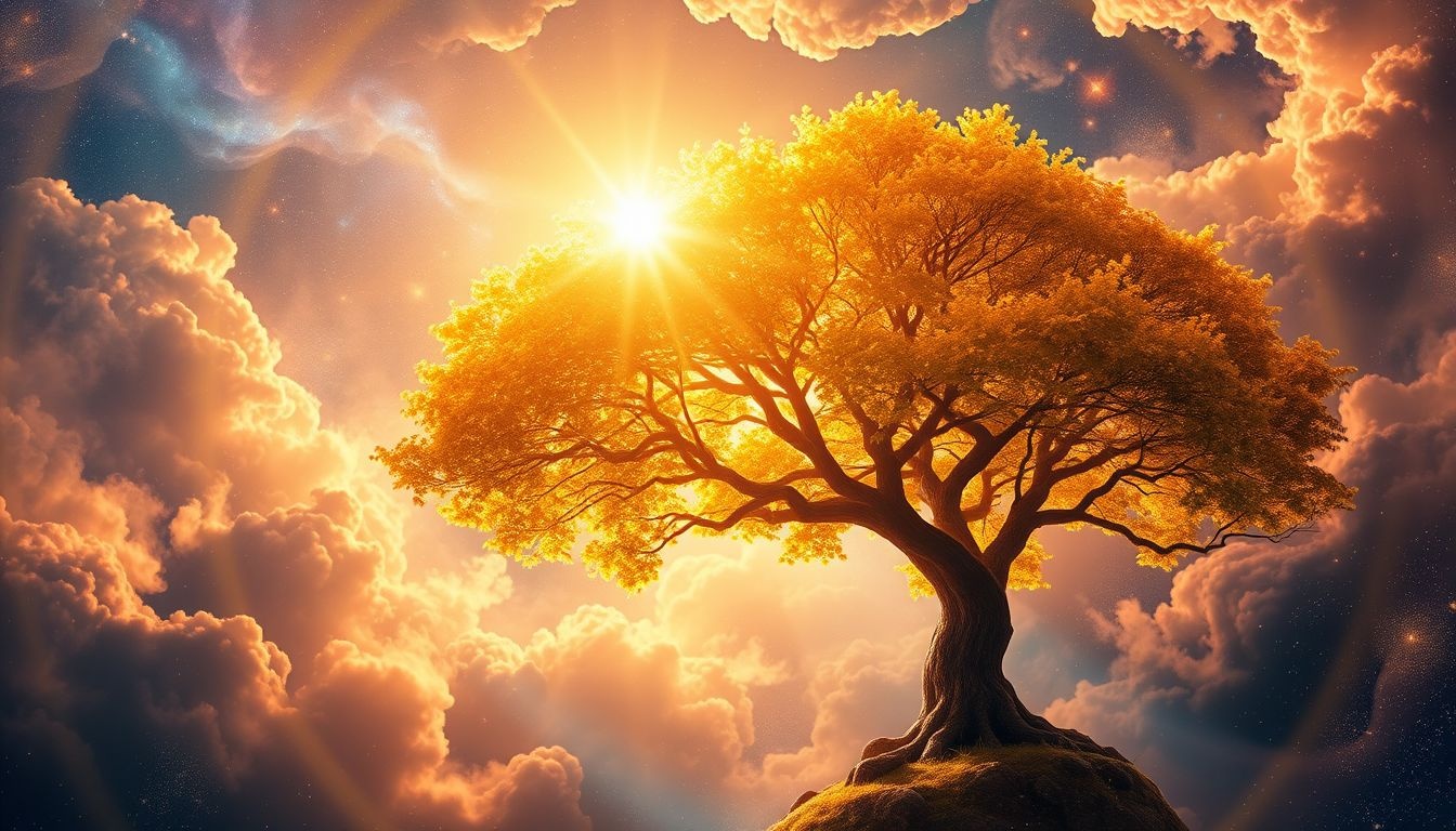 Rêver d’un châtaignier au soleil symbolise énergie et bonheur.