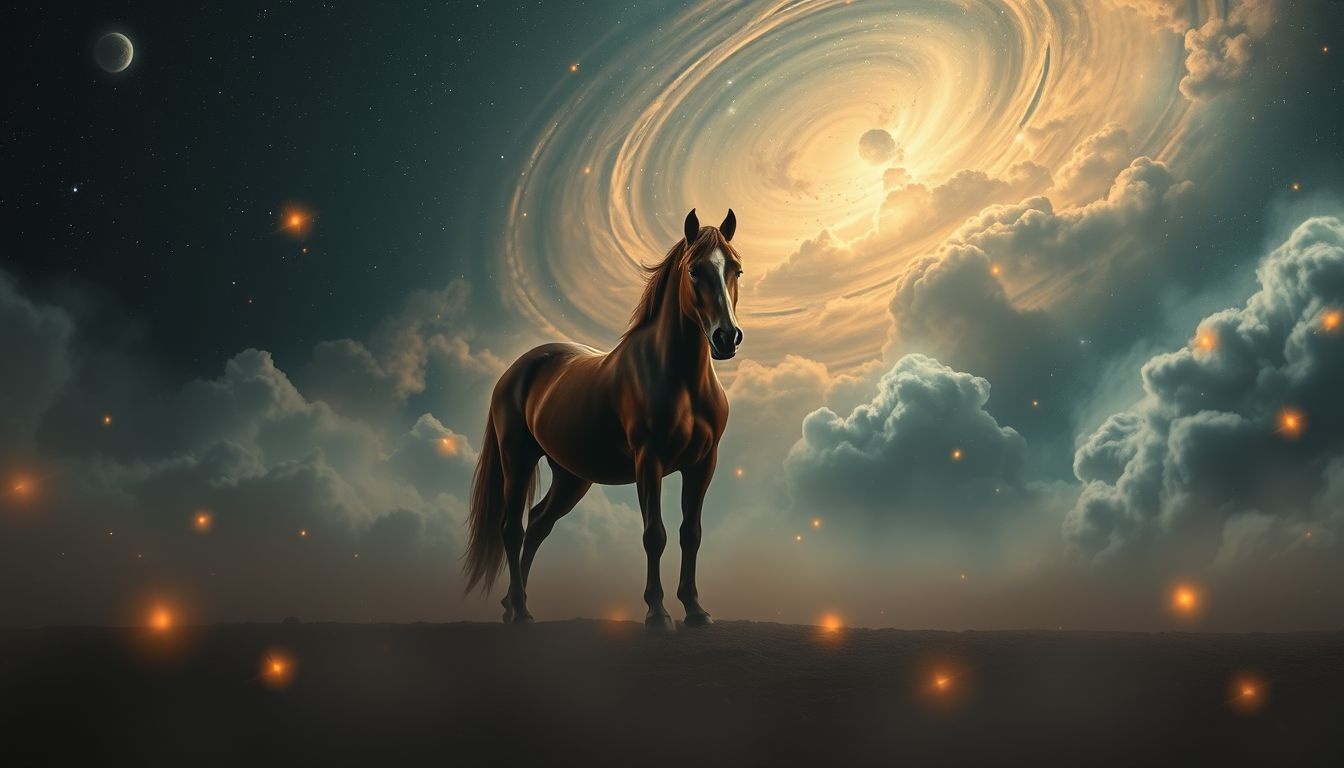 Rêver d’un cheval brun immobile symbolise patience et réflexion intérieure.