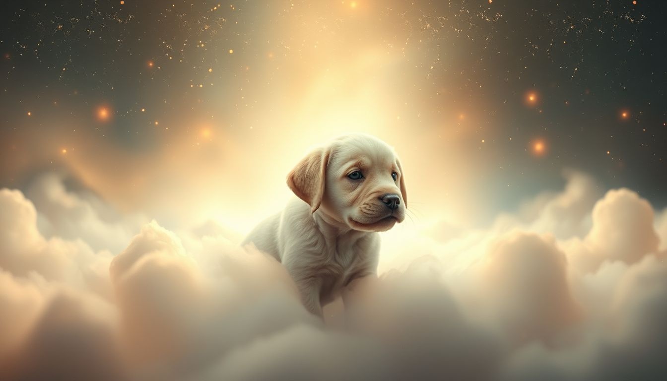 Rêver d’un chiot labrador symbolise souvent un nouveau départ prometteur.
