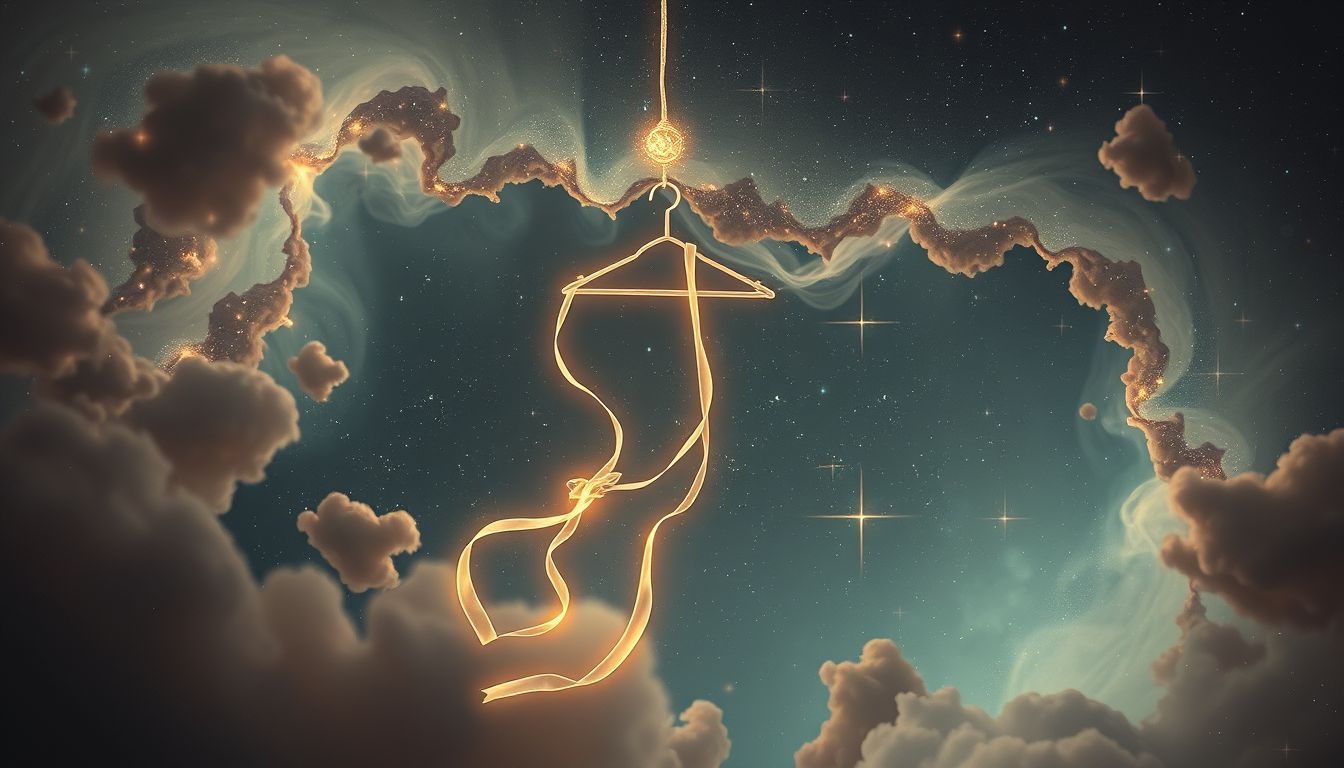 Rêver d'un cintre qui tombe signale souvent une période d'instabilité.