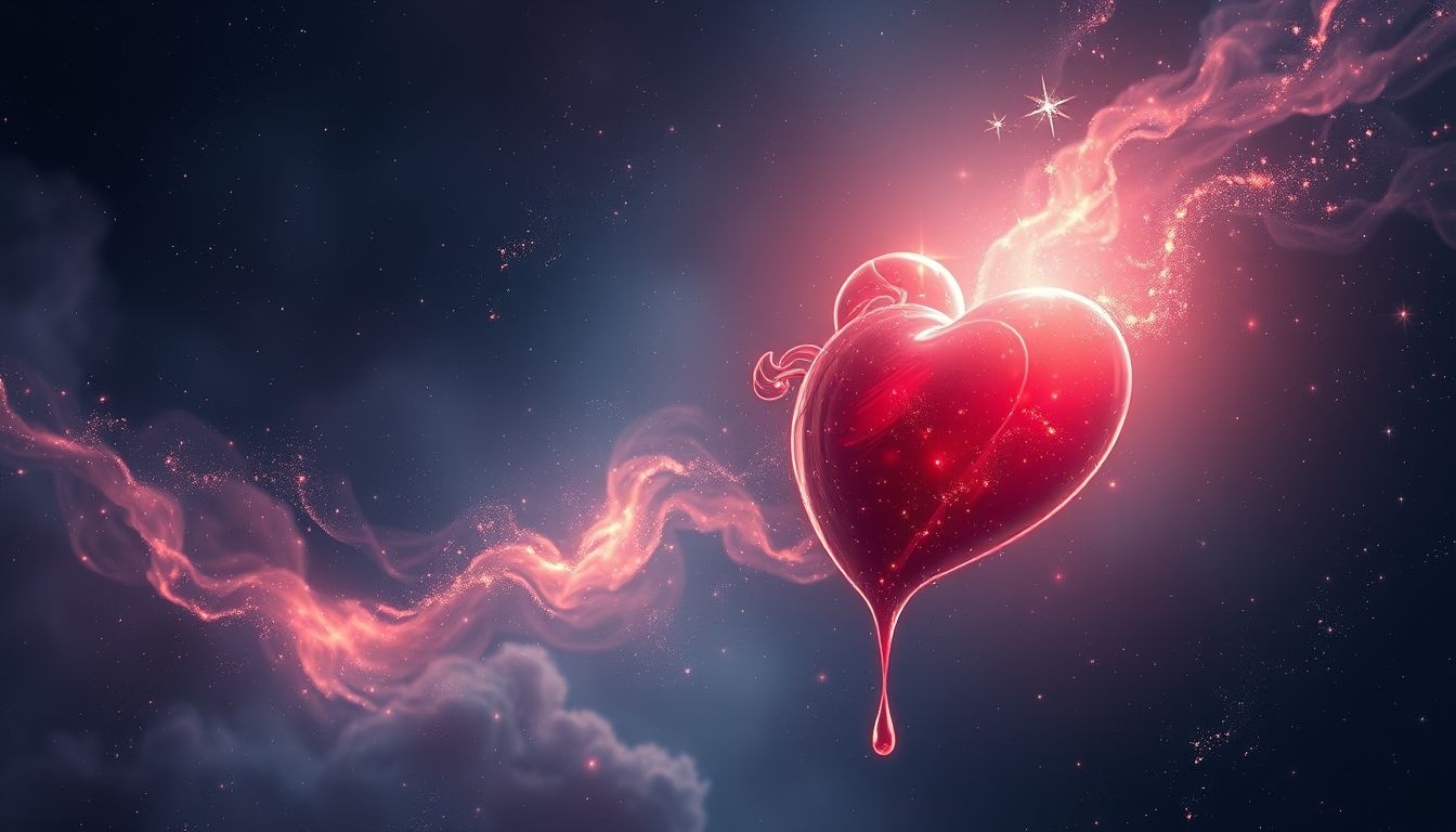 Rêver d’un cœur qui saigne symbolise souvent une douleur émotionnelle profonde.