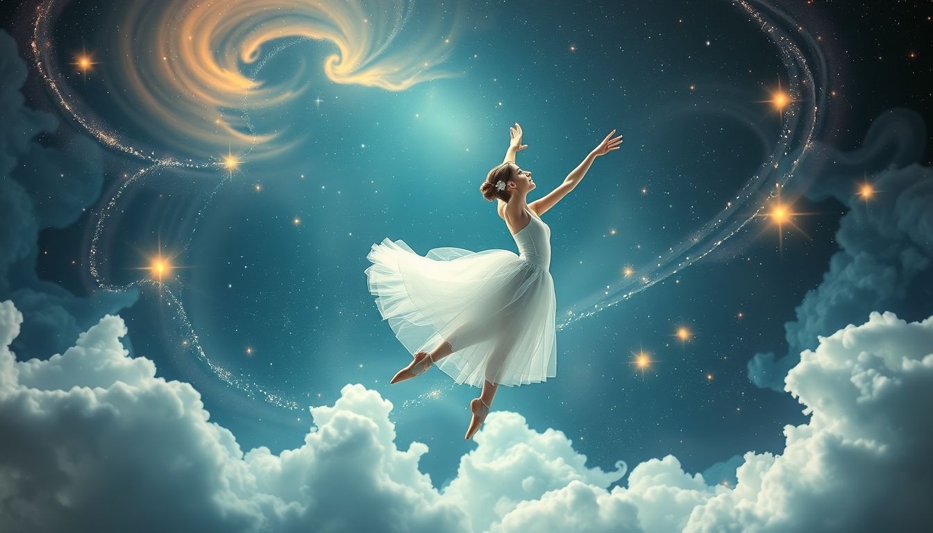 Rêver d’un danseur en tutu blanc symbolise pureté et innocence idéalisées.