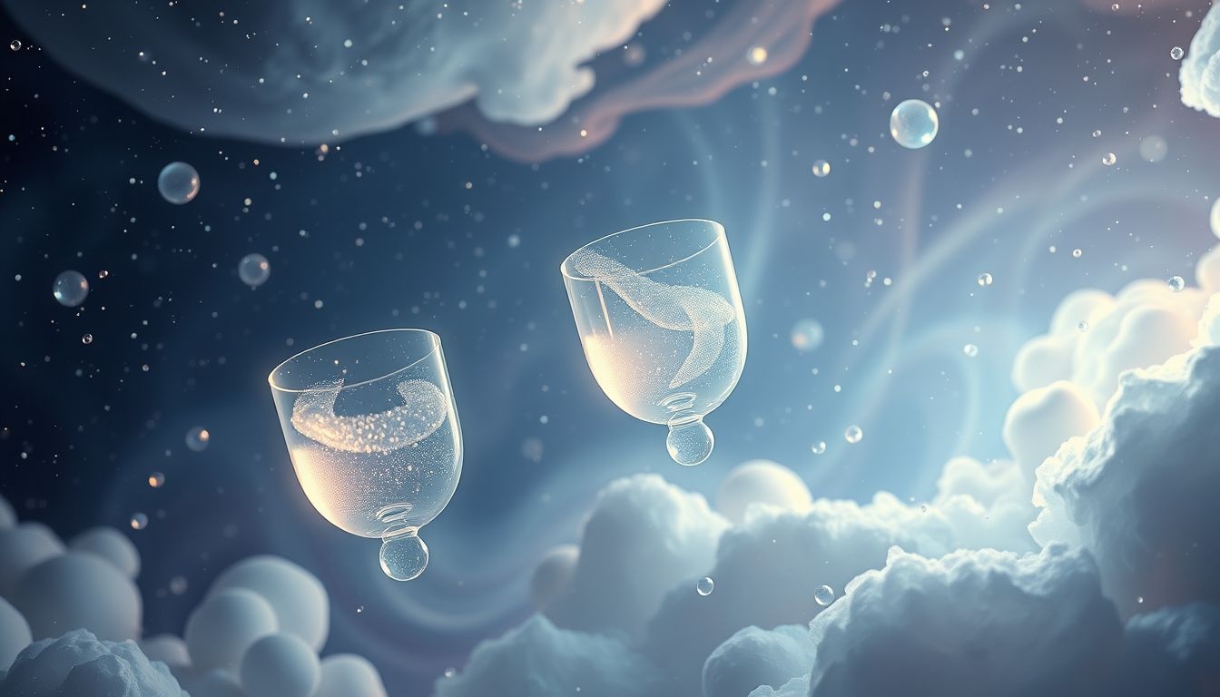 Rêver d’un dé à coudre et de boisson symbolise équilibre et créativité.