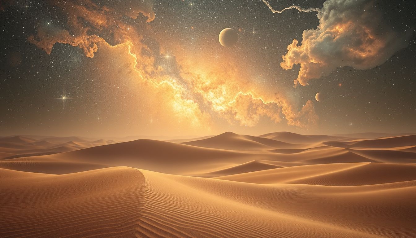 Rêver d’un désert symbolise souvent un isolement émotionnel profond.