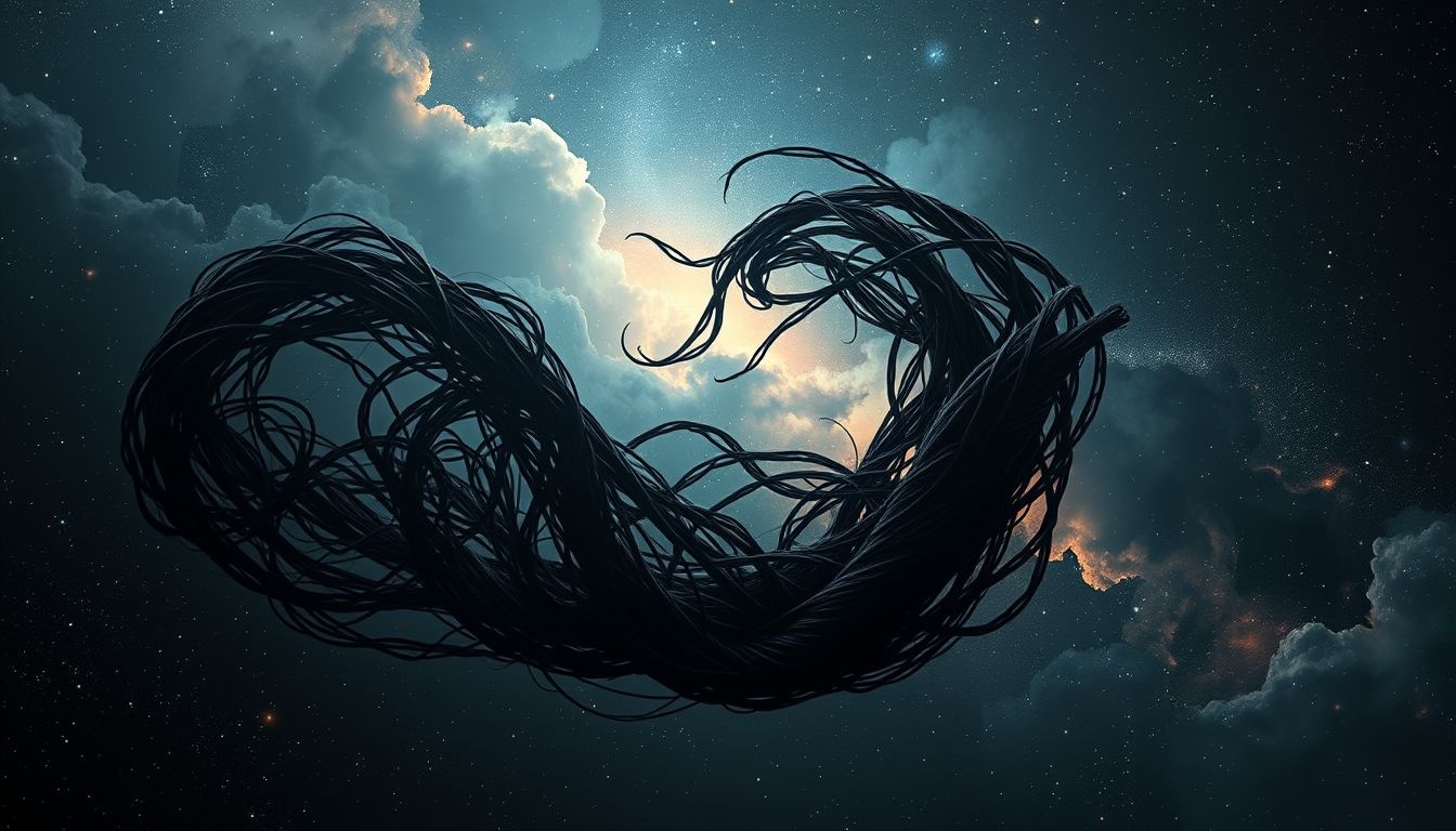 Rêver d’écheveau noir symbolise mystère et profonde transformation intérieure.