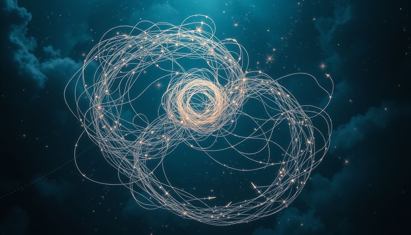 Rêver d’un écheveau symbolise souvent confusion et décisions complexes.