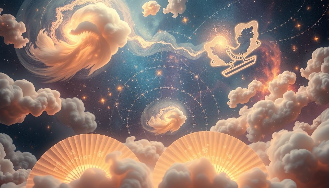 Rêver d’éventail symbolise l’harmonie et le lien familial transmis.