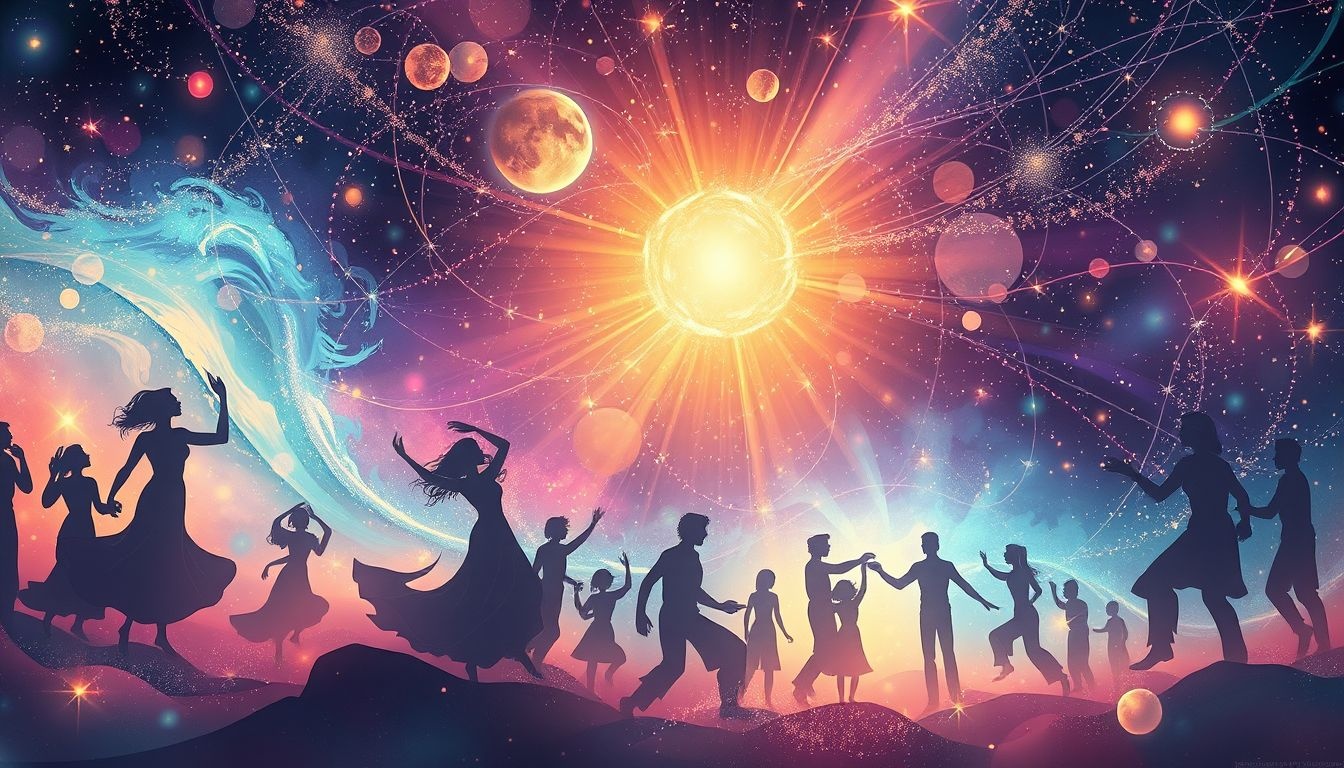 Rêver d’un festival symbolise l’union et la célébration collective.