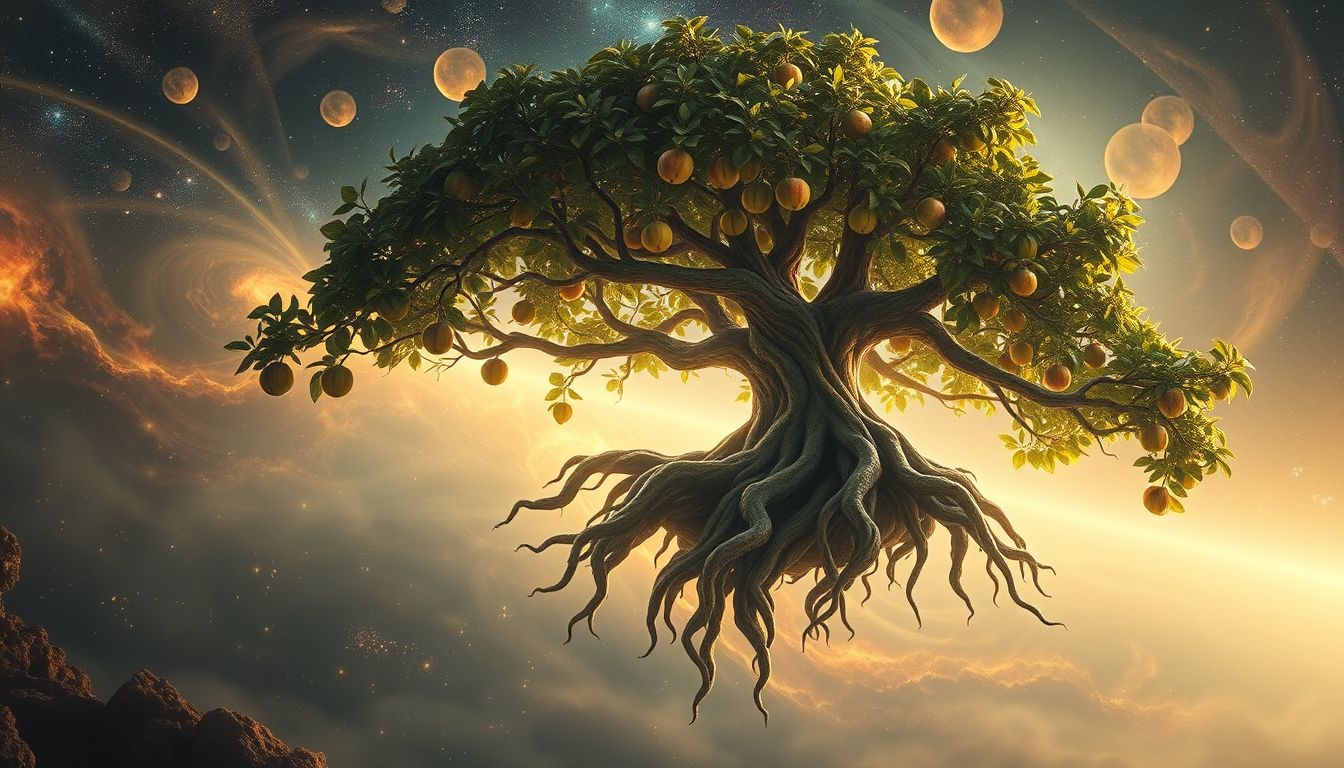 Un figuier géant symbolise un potentiel immense encore inexploré.