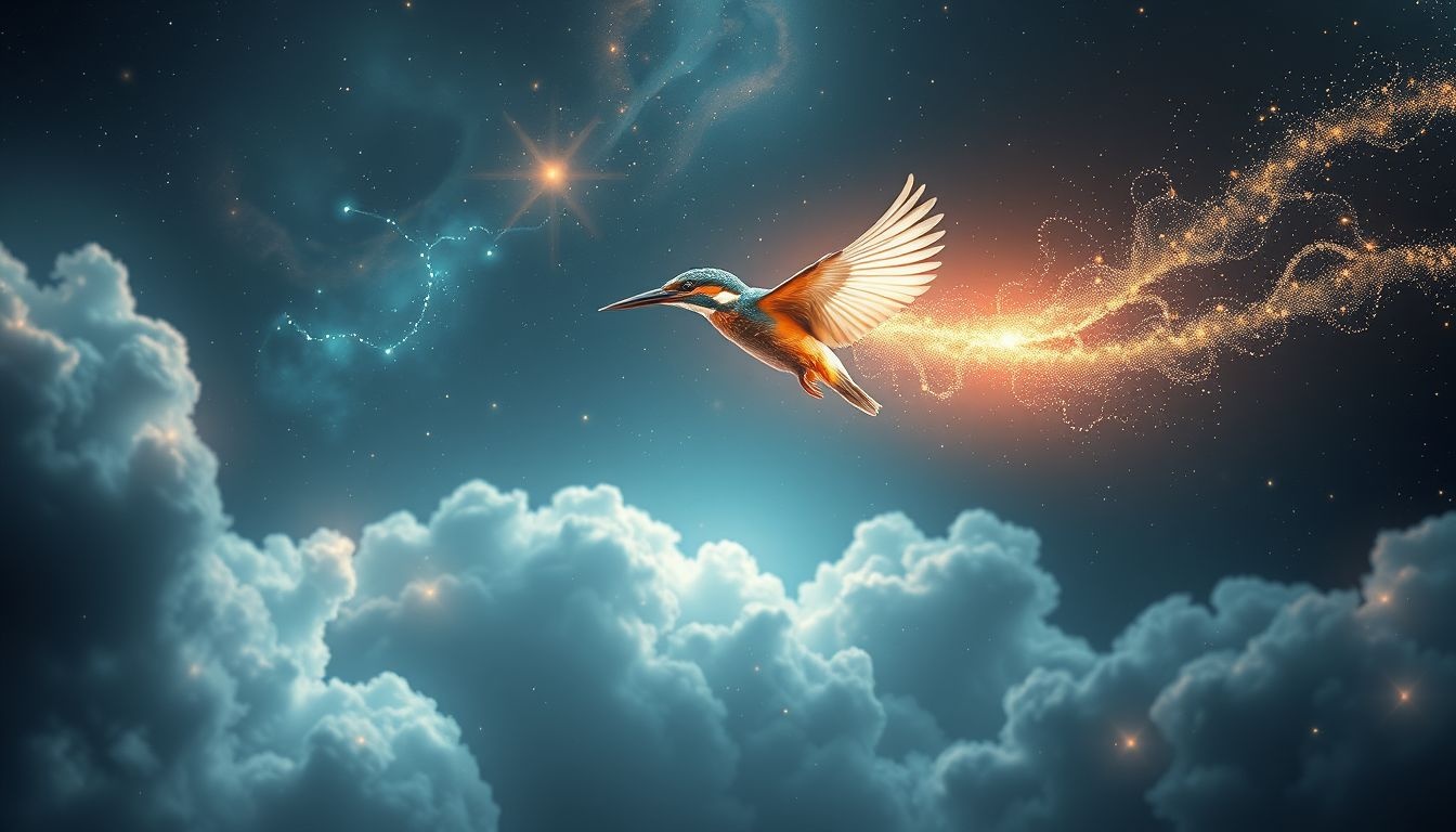 Rêver d’un martin-pêcheur symbolise liberté et perspectives renouvelées.