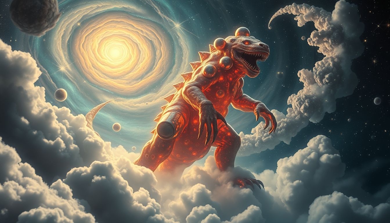 Rêver d’un monstre en canettes symbolise peurs festives refoulées.