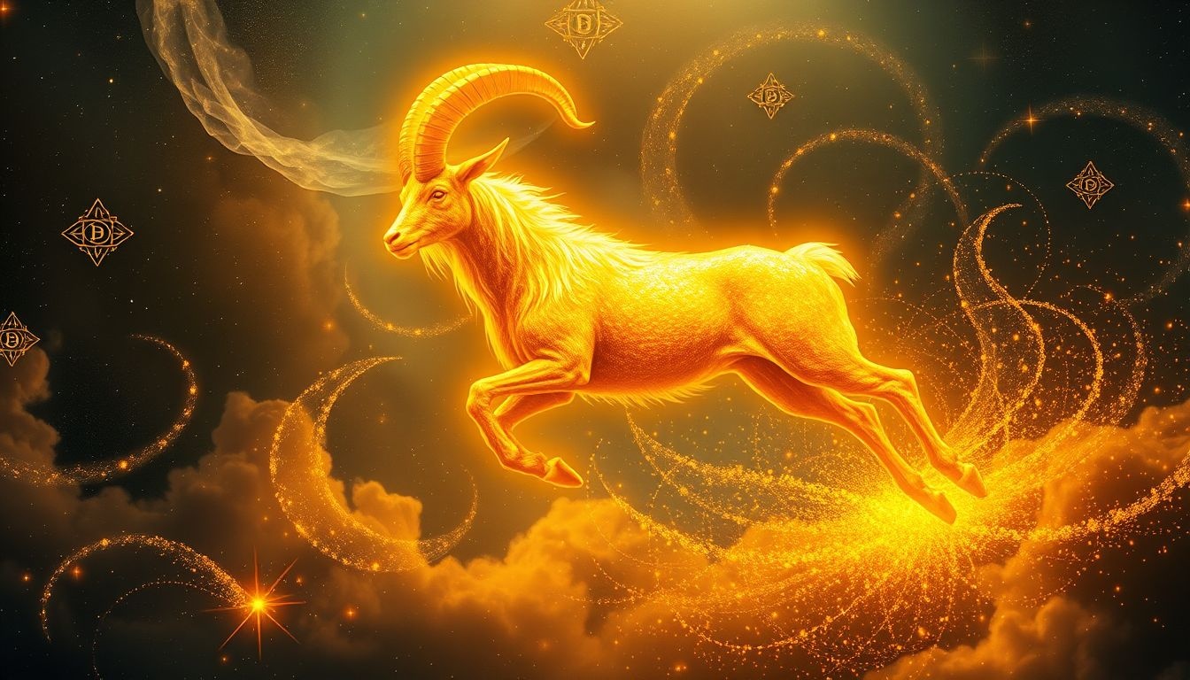 Rêver d'un mouflon doré symbolise richesse et réussite imminente.