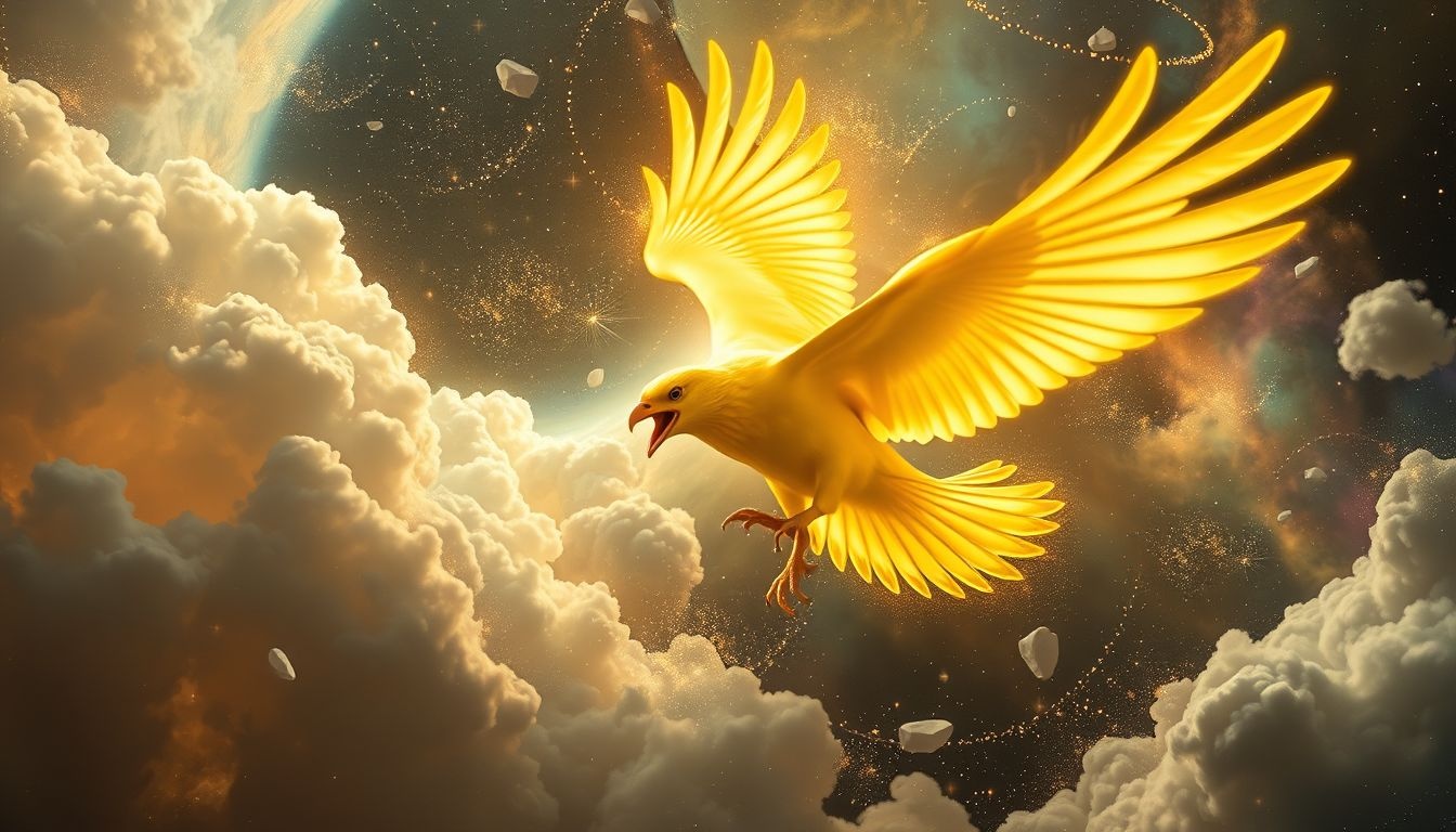 Rêver d’un oiseau jaune agressif révèle des peurs inconscientes profondes.