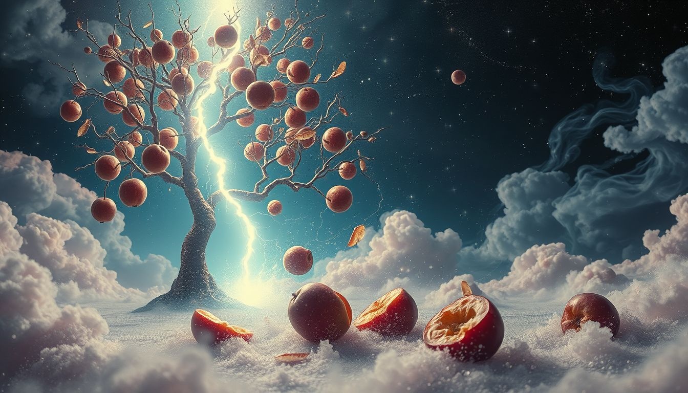 Rêver d’un prunier foudroyé annonce une transformation soudaine et profonde.