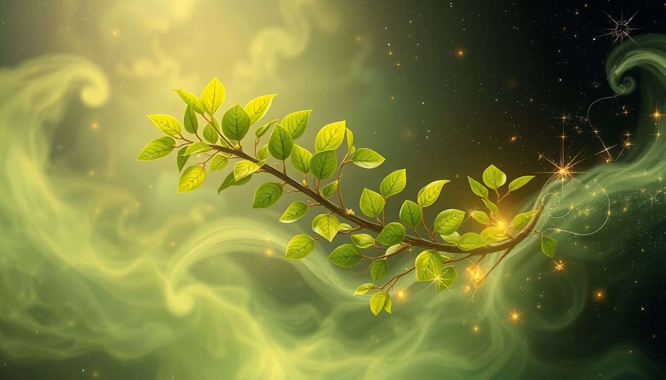 Rêver d’un rameau vert symbolise renouveau, espoir et prospérité.