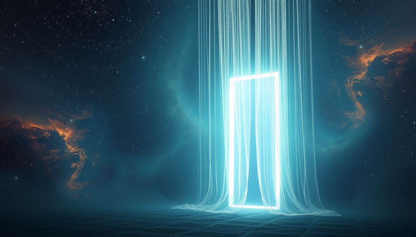 Rêver d’un rideau de filet symbolise souvent un nouveau départ.