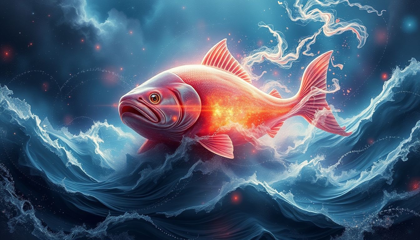 Rêver d’un saumon agressif révèle des peurs intérieures profondes.