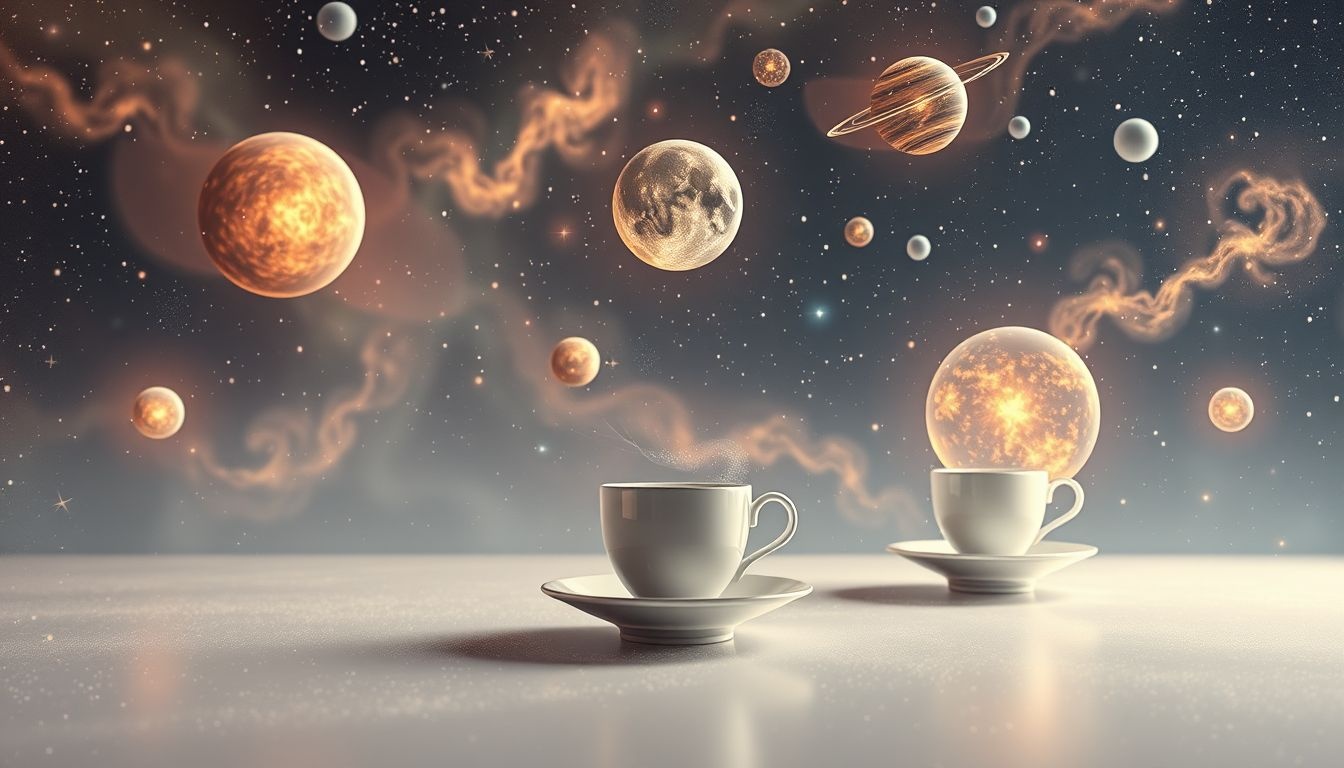 Rêver d’un service à café transformé symbolise votre évolution intérieure.