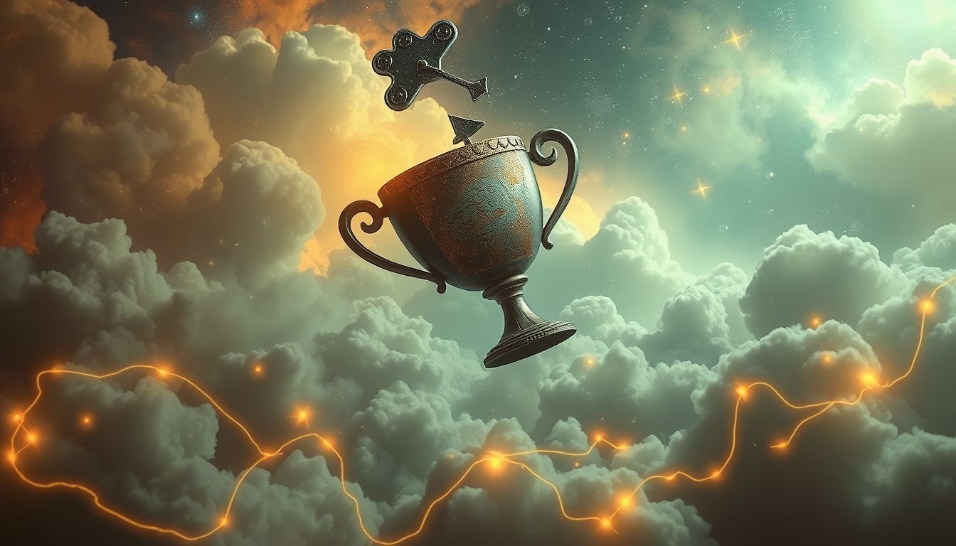 Rêver d’un trophée rouillé symbolise des succès oubliés et délaissés.
