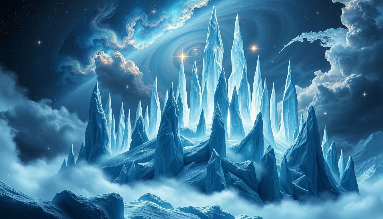 Rêver d’une citadelle de glace révèle une froideur émotionnelle profonde.