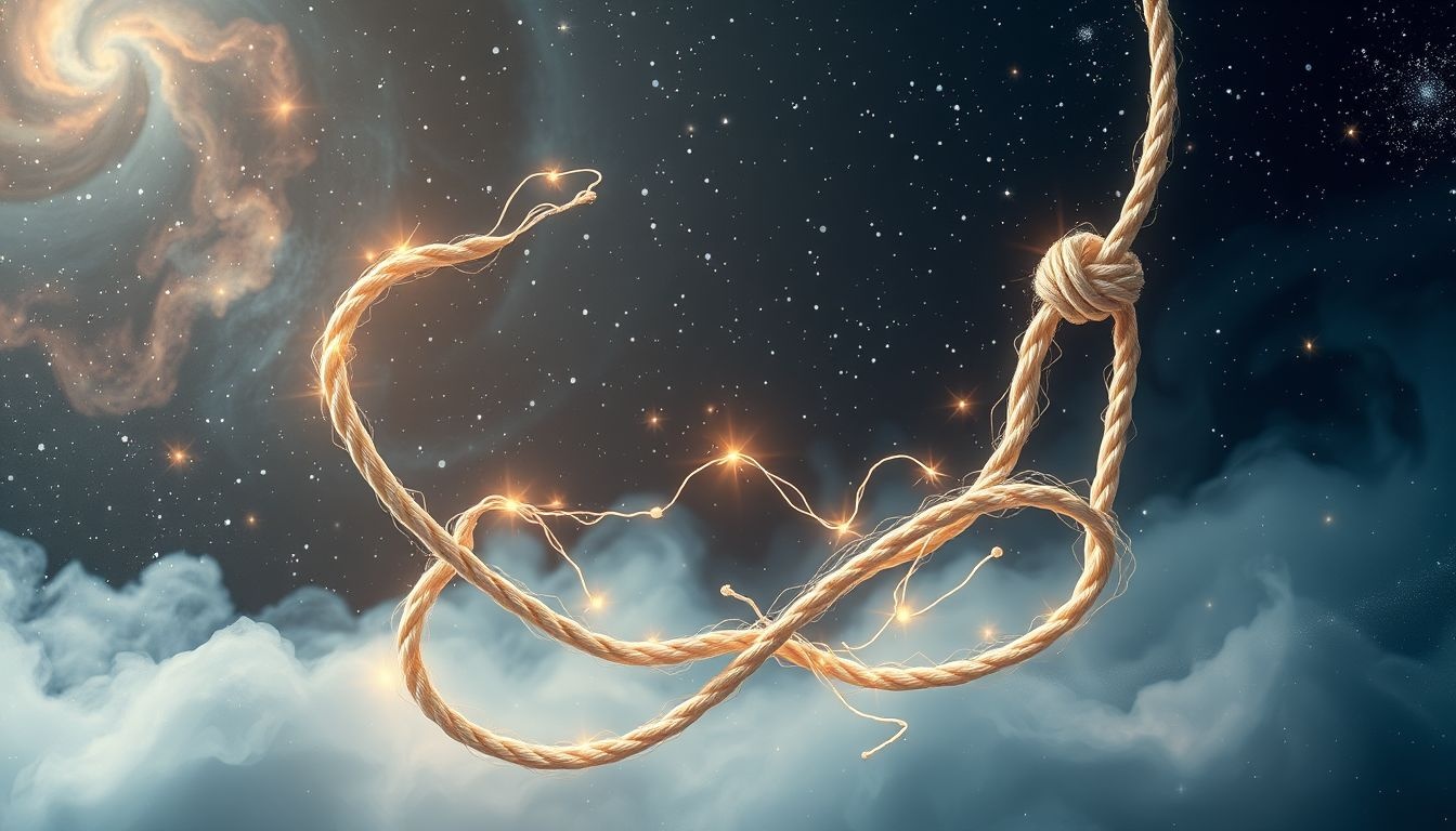 Rêver d'une corde dénouée symbolise liberté et nouveaux départs.