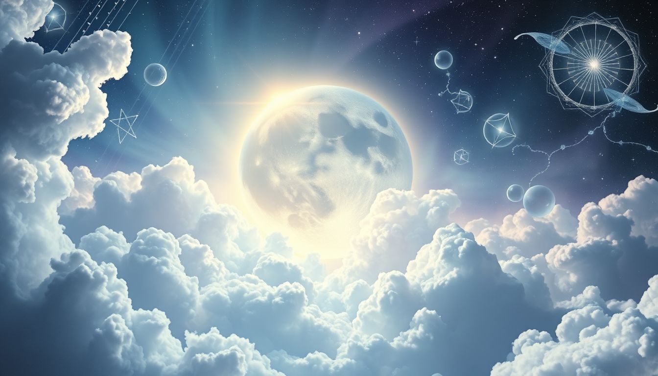 Rêver d’une éclipse lunaire symbolise un profond éveil spirituel universel.