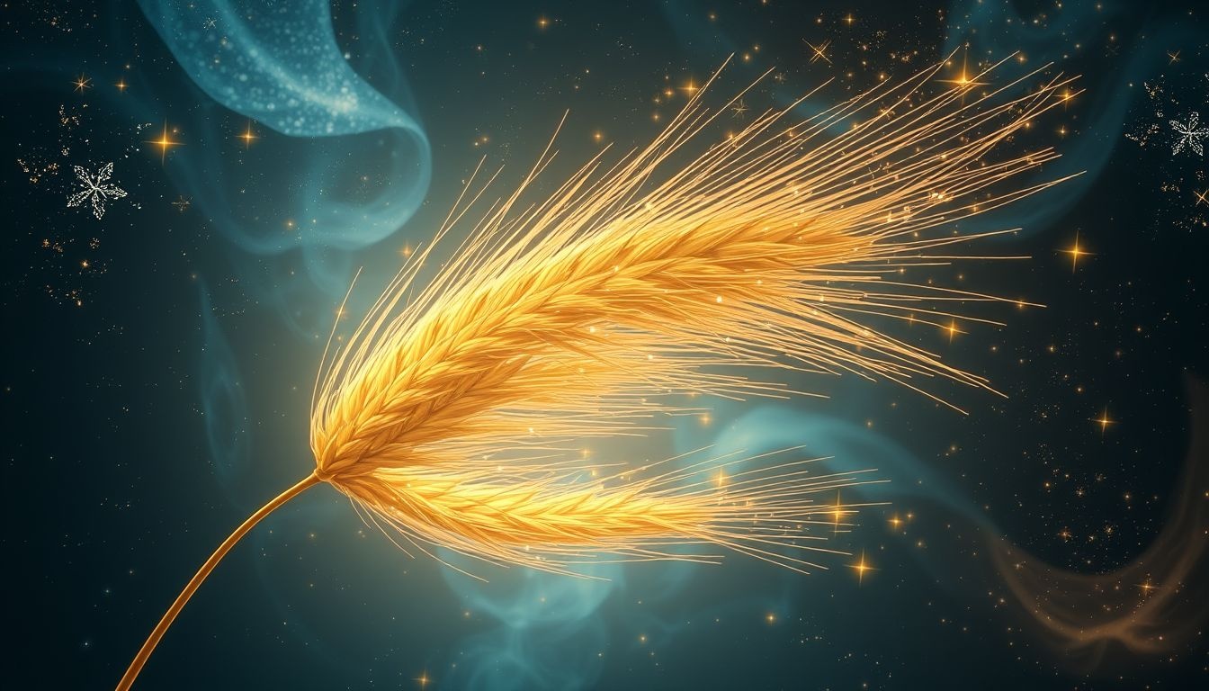 Rêver d'une gerbe de blé symbolise richesse et possibilités infinies.