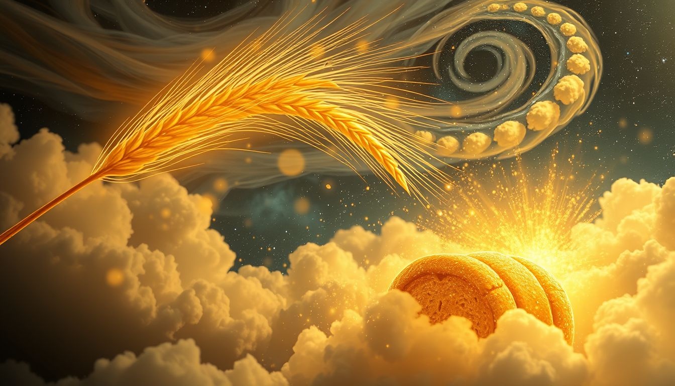 Rêver d’une gerbe de blé symbolise abondance et transformation nourricière.