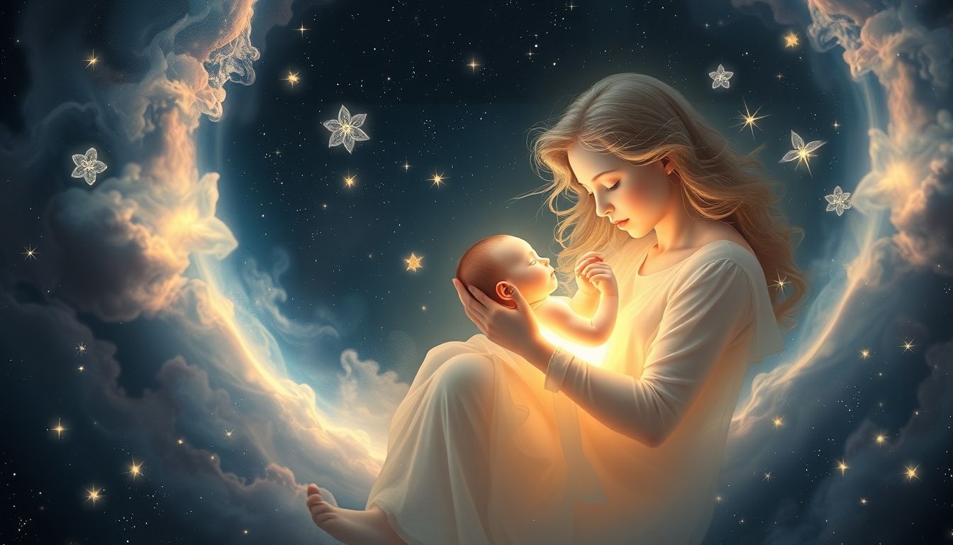 Rêver d'une laitière et d'un bébé symbolise renouveau et innocence.