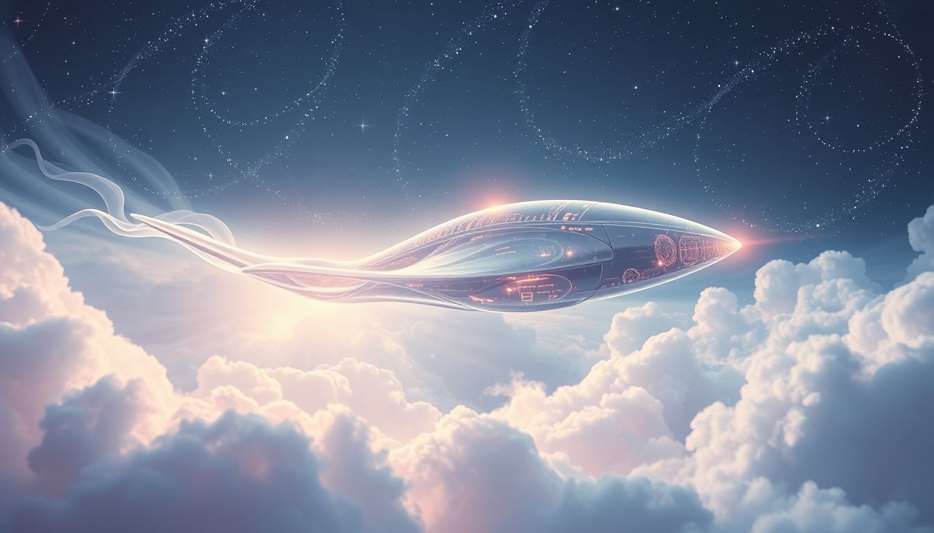 Rêver d’une machine volante symbolise l’audace vers l’avenir.