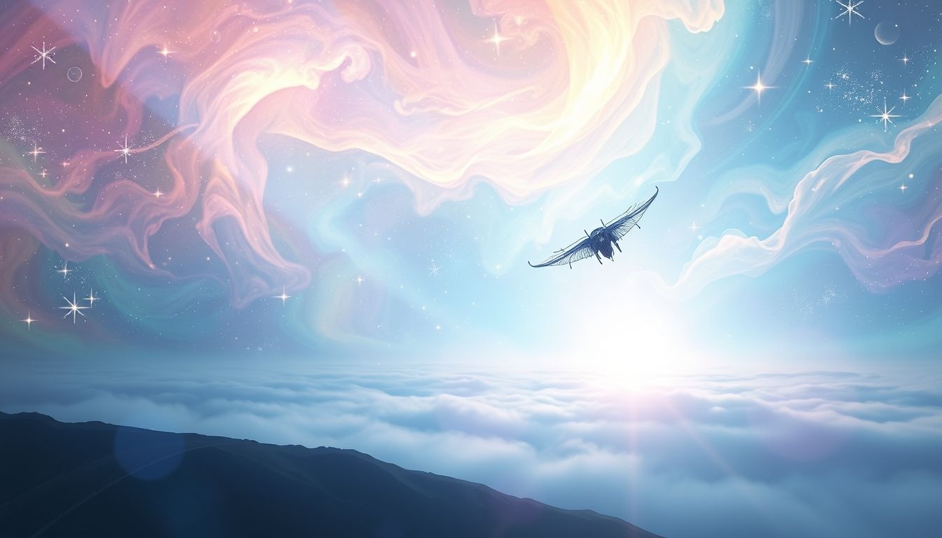 Rêver d’une machine volante symbolise voyage intérieur et transformation personnelle.