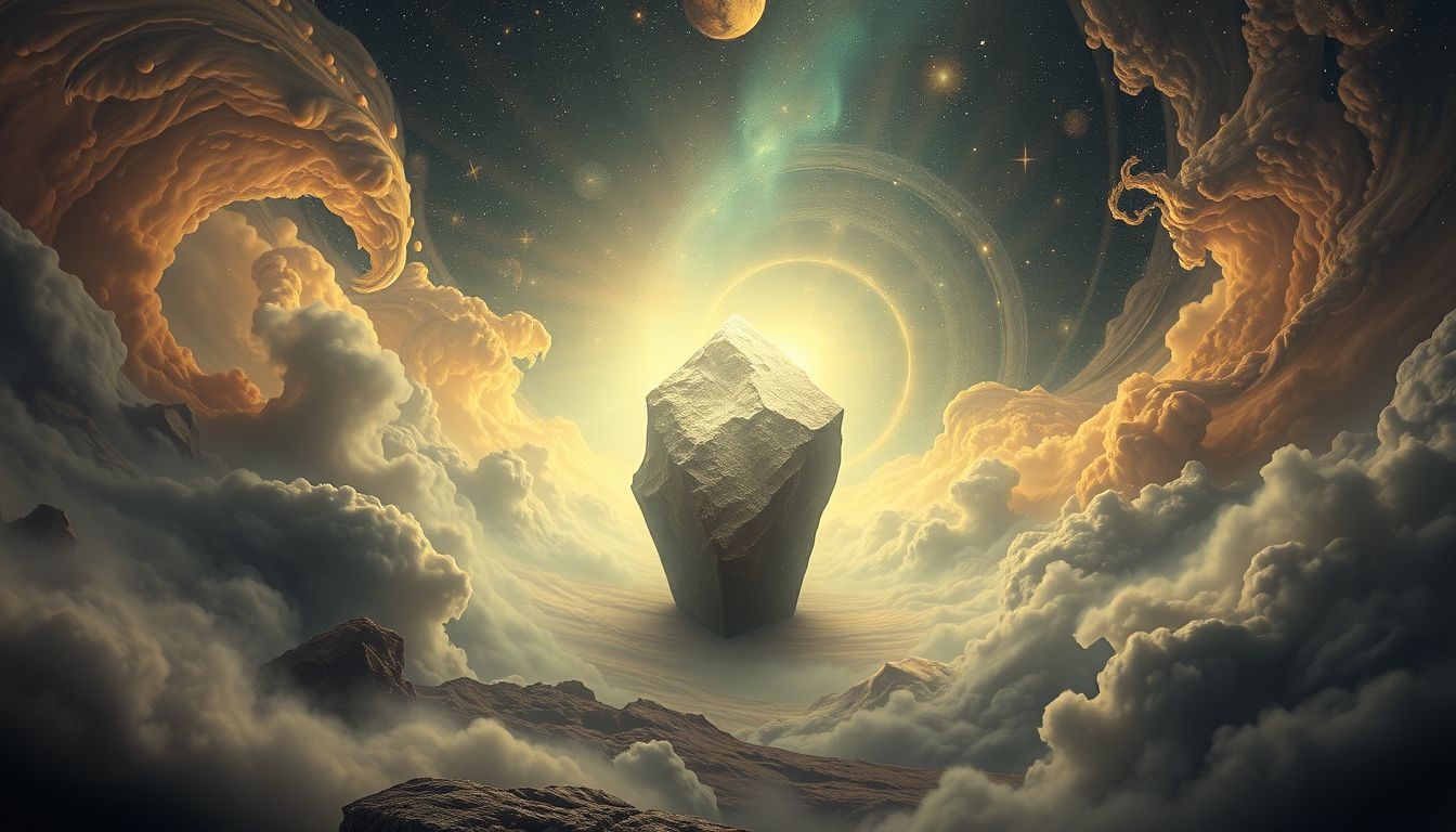 Rêver d'une pierre angulaire profane symbolise l'obsession matérielle terrestre.