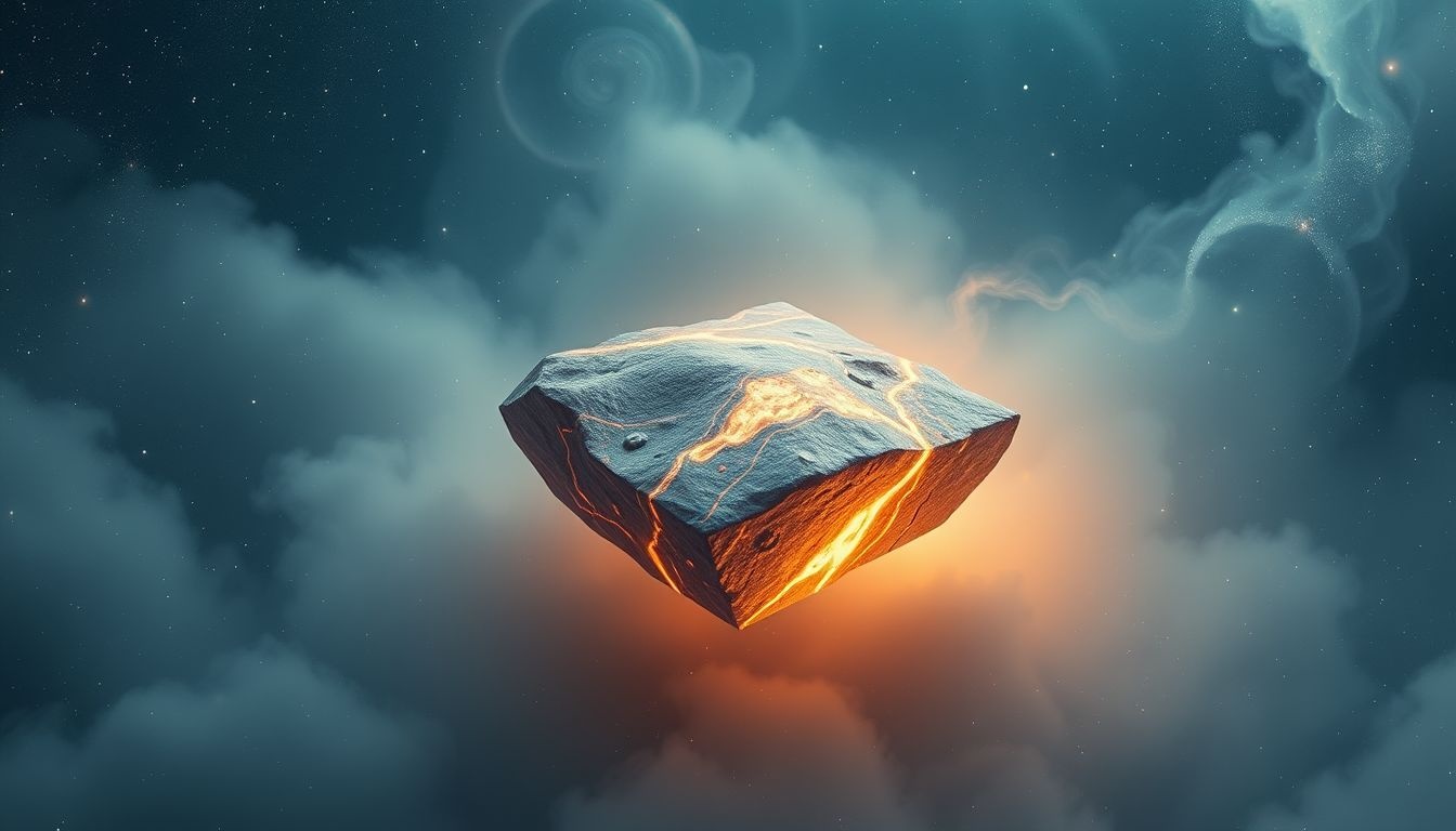 Rêver d'une pierre angulaire flottante reflète une perte de stabilité.