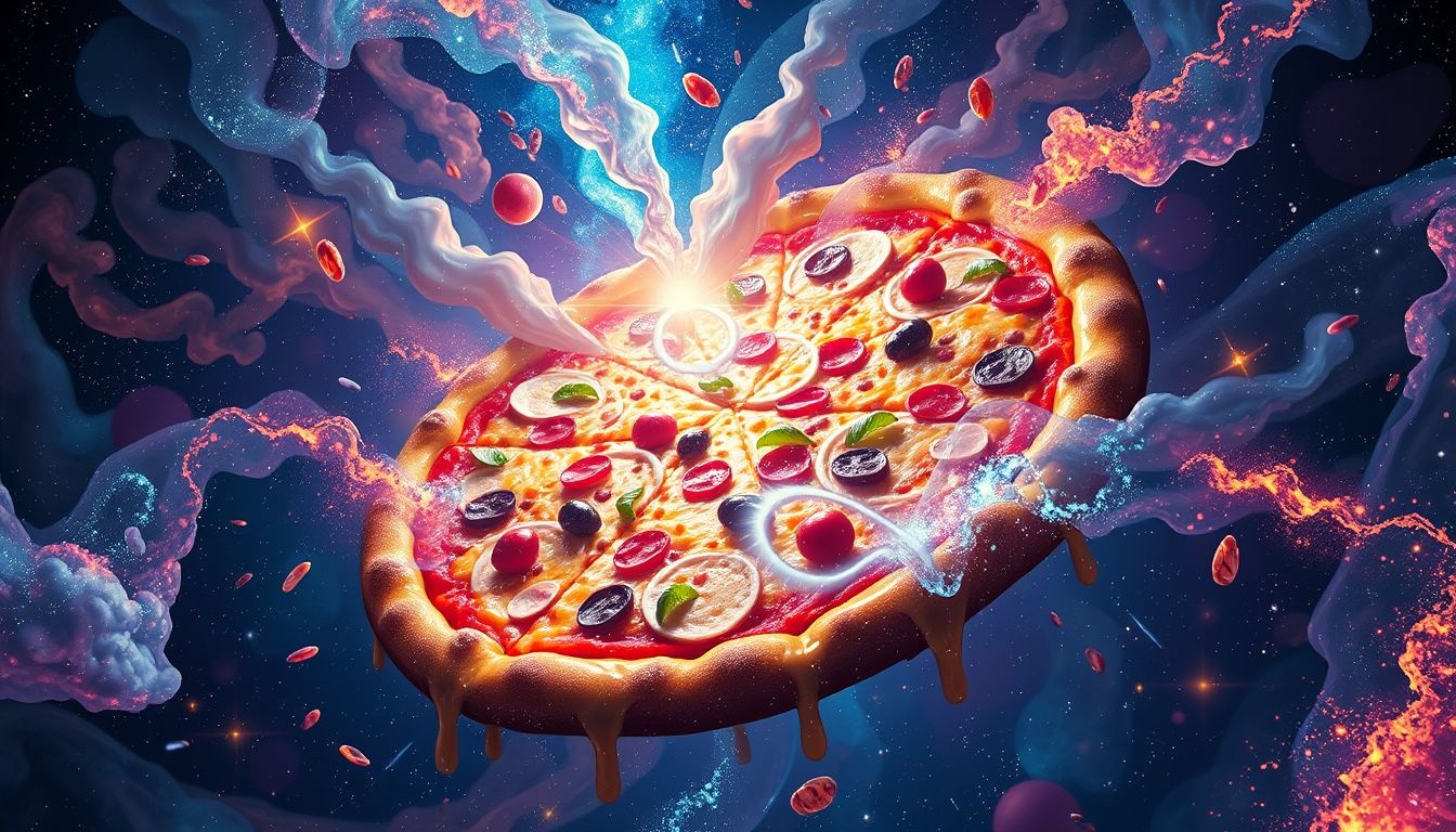 Rêver d’une pizza surchargée reflète une vie pleine de chaos.