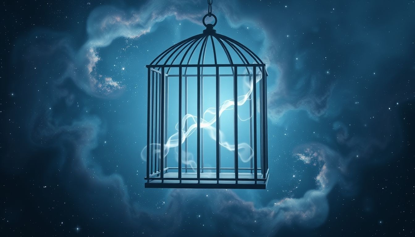 Rêver d'une prison vide symbolise souvent une profonde solitude intérieure.