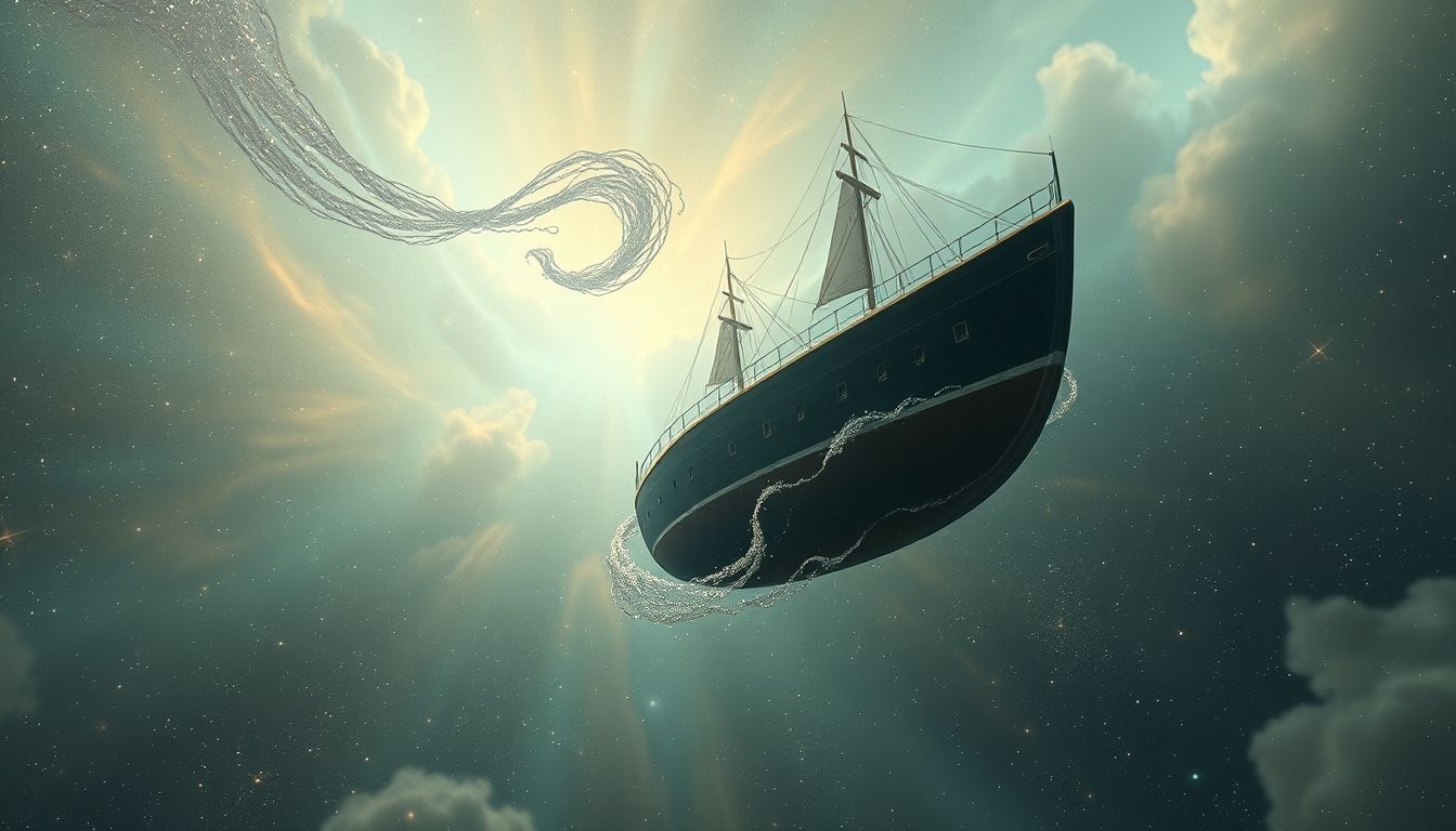 Rêver d'une proue volante symbolise des espoirs ambitieux mais irréalistes.