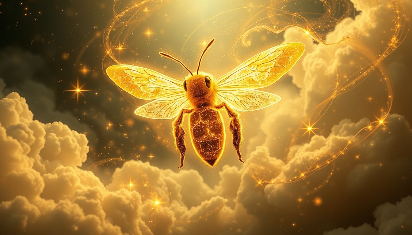 Rêver d'une reine des abeilles symbolise pouvoir et organisation sociale.