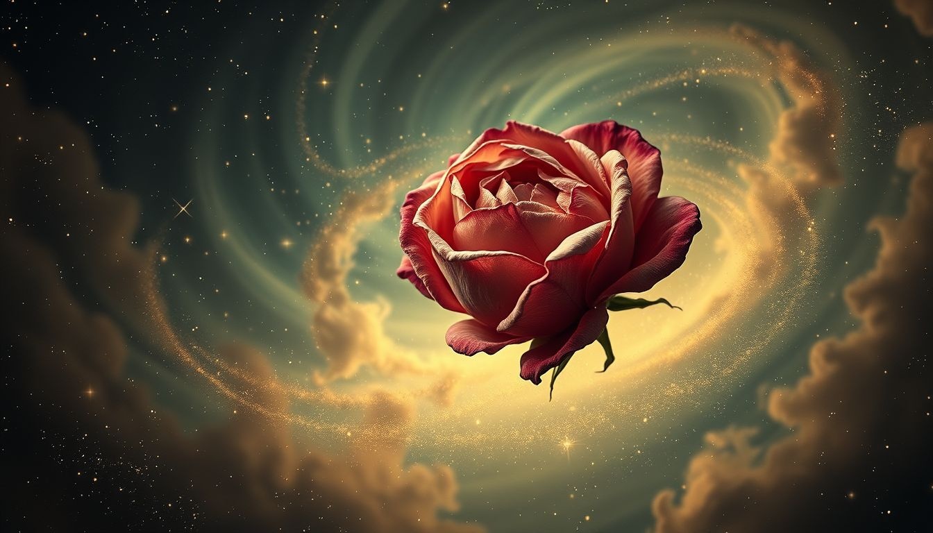 Rêver d’une rose de Damas fanée symbolise pertes et regrets profonds.