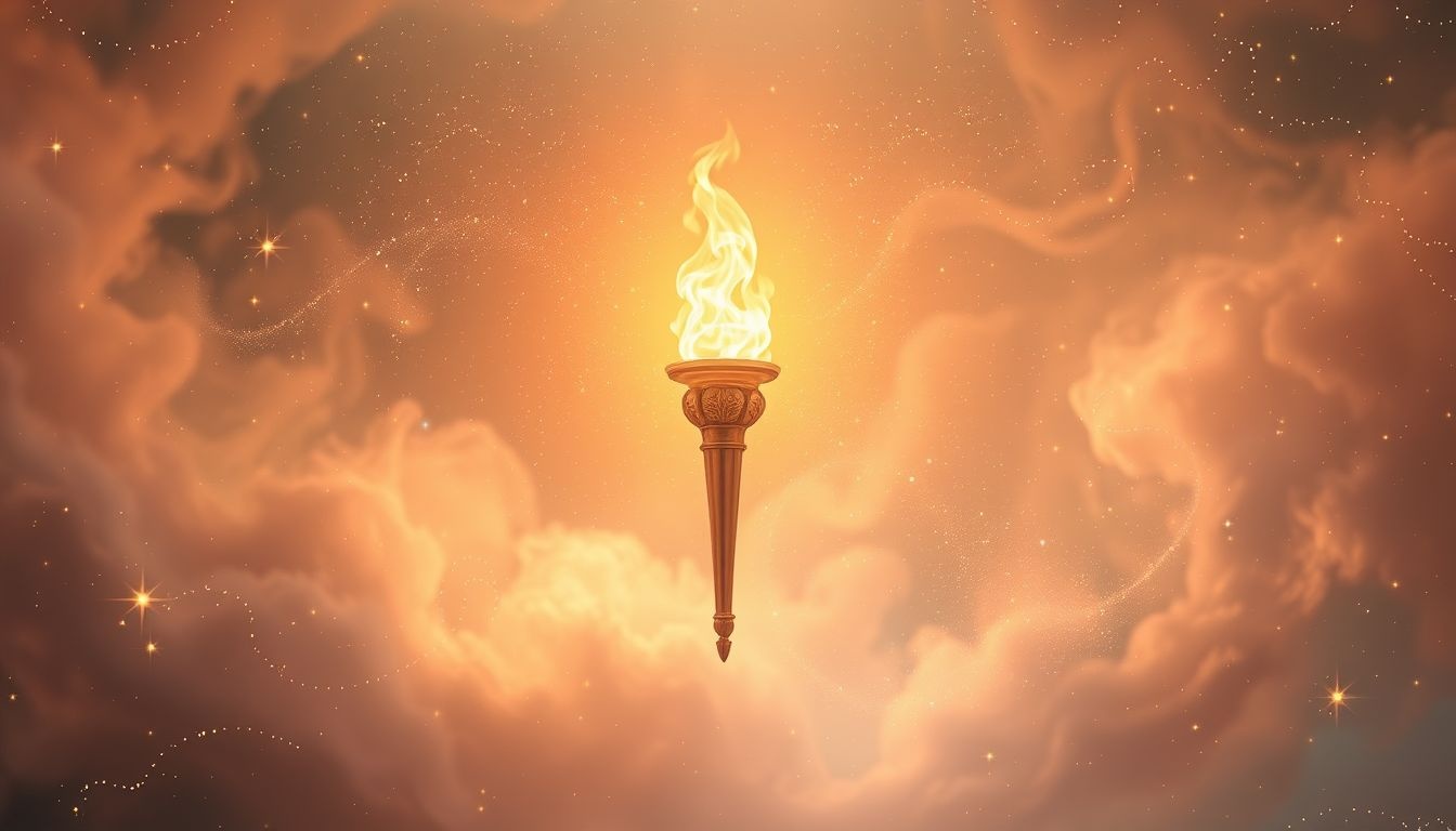 Rêver d'une torche lumineuse symbolise réussite et reconnaissance sociale.