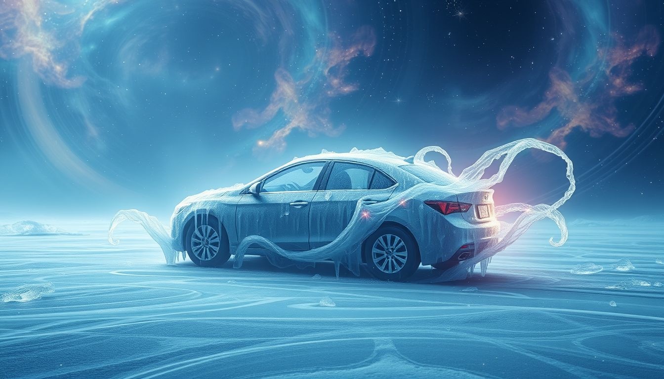 Rêver d'une voiture gelée symbolise des obstacles empêchant l'avancement.