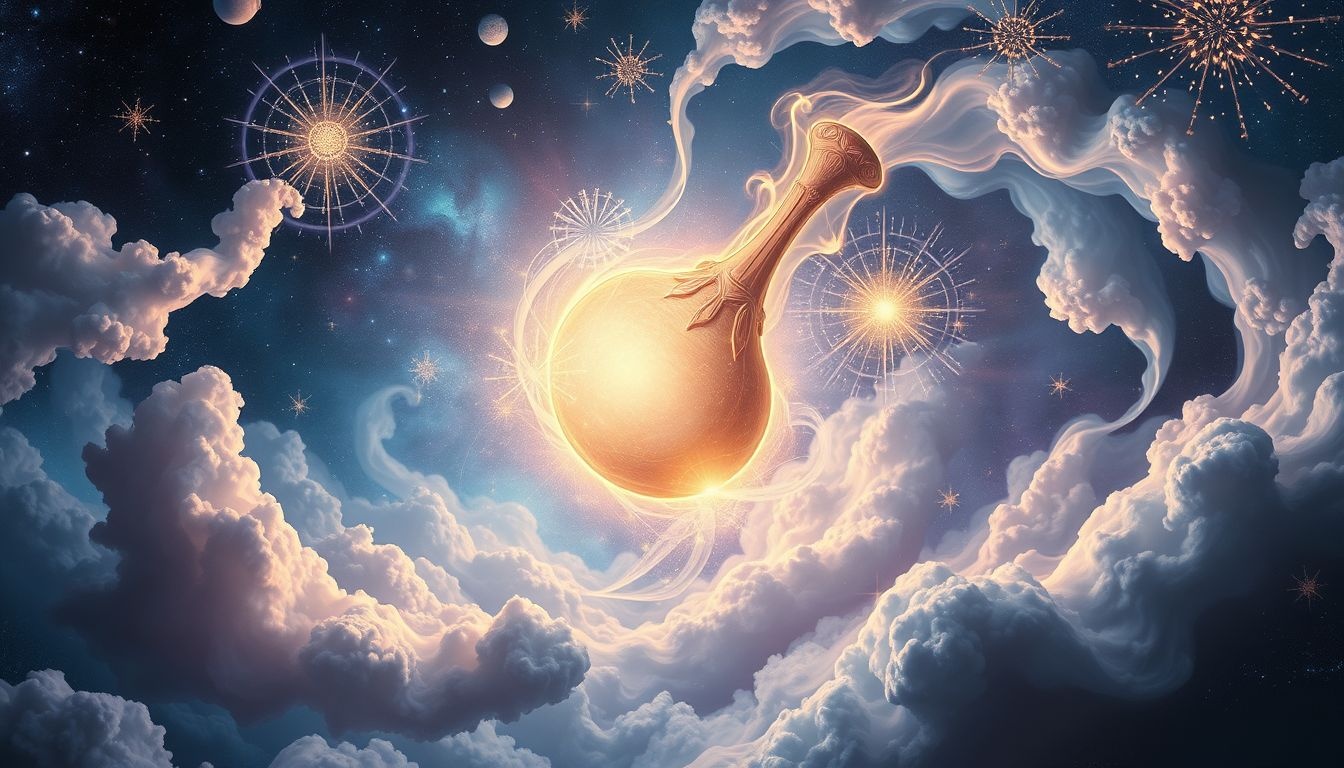 Rêver d'un pilon symbolise la transformation intérieure et la créativité.
