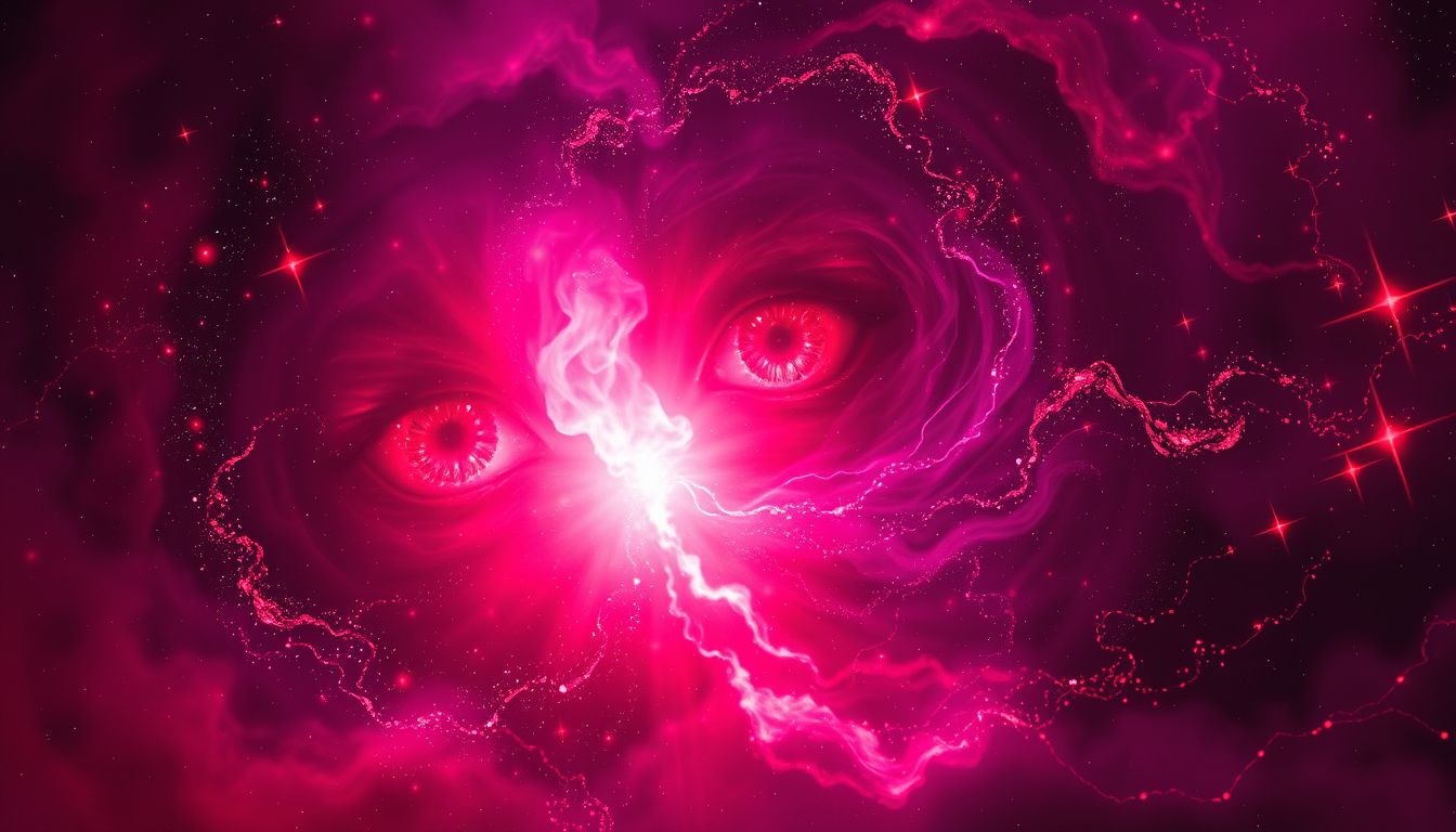 Rêver d'yeux rouges signale une colère ou passion déchaînée.