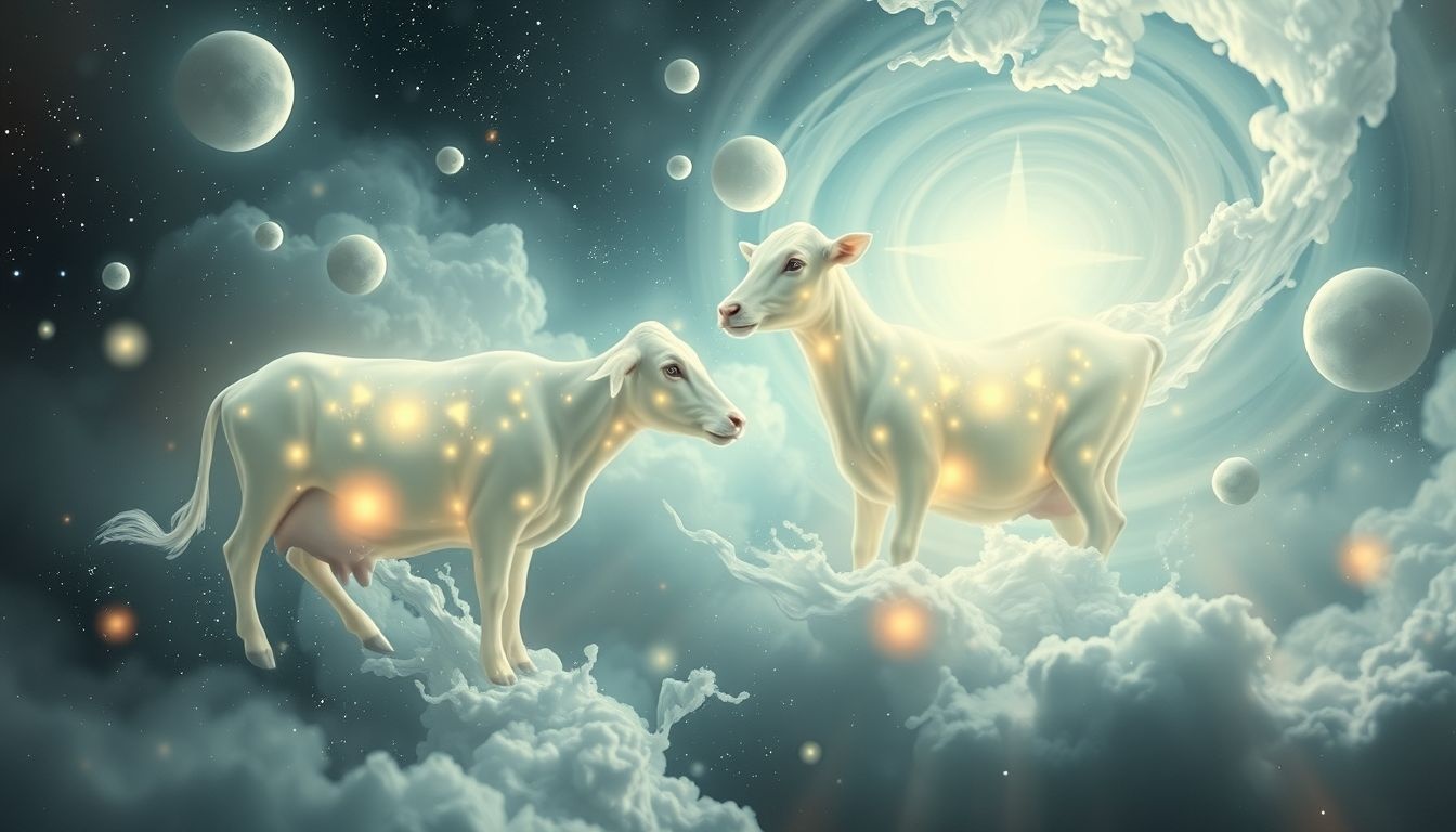 Boire du lait à la source symbolise pureté et lien naturel.