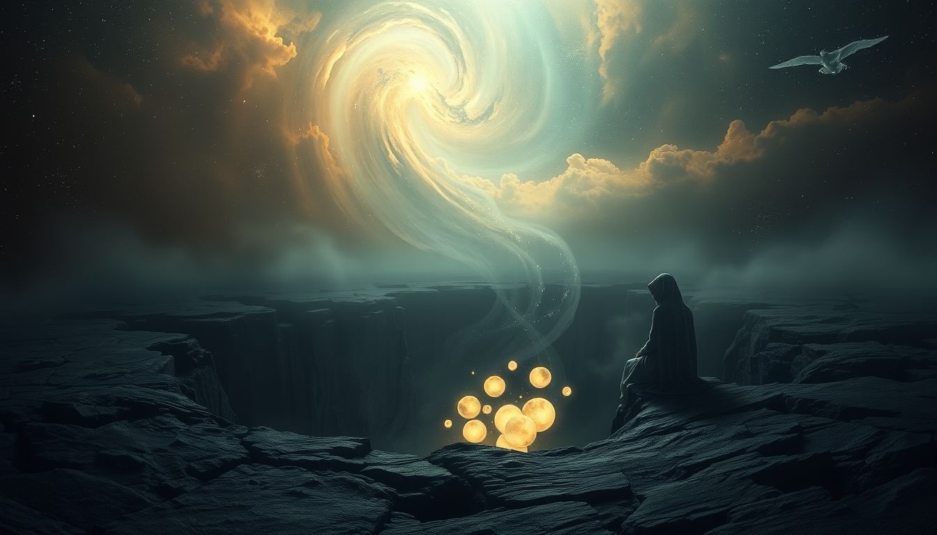 Rêver de cacher dans une fosse révèle remords et secrets enfouis.