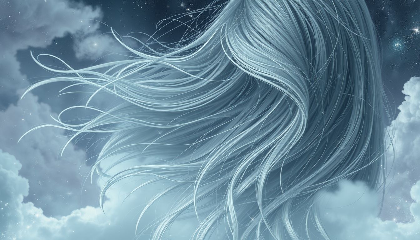 Rêver de cheveux gris symbolise souvent sagesse et maturité intérieure.