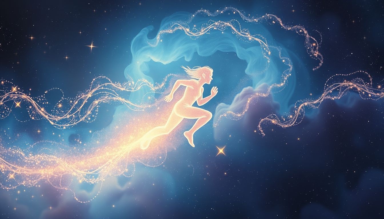 Rêver de courir matin symbolise souvent un regain d'énergie intérieur.