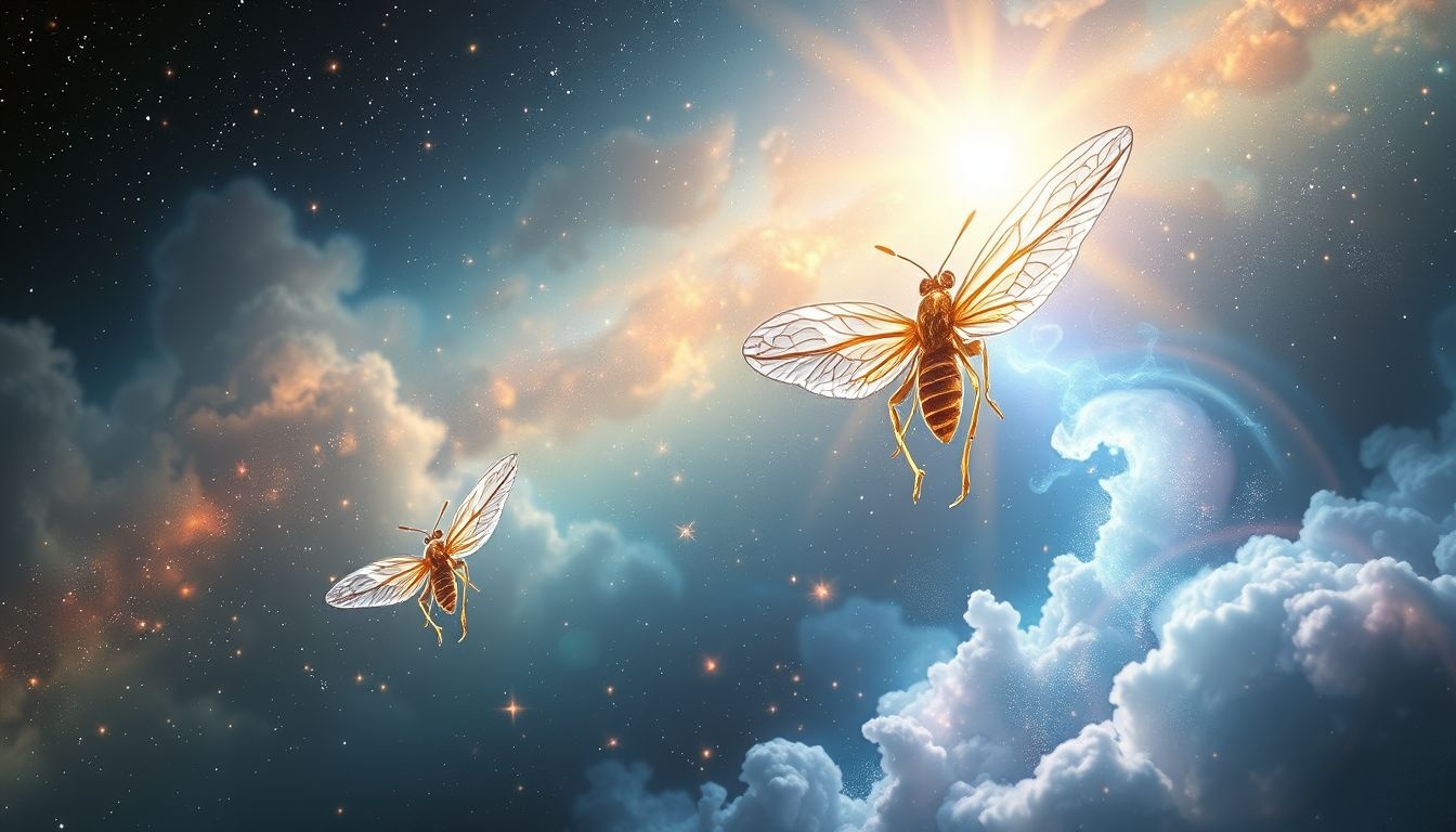 Les criquets rêvés symbolisent souvent la transformation spirituelle imminente.