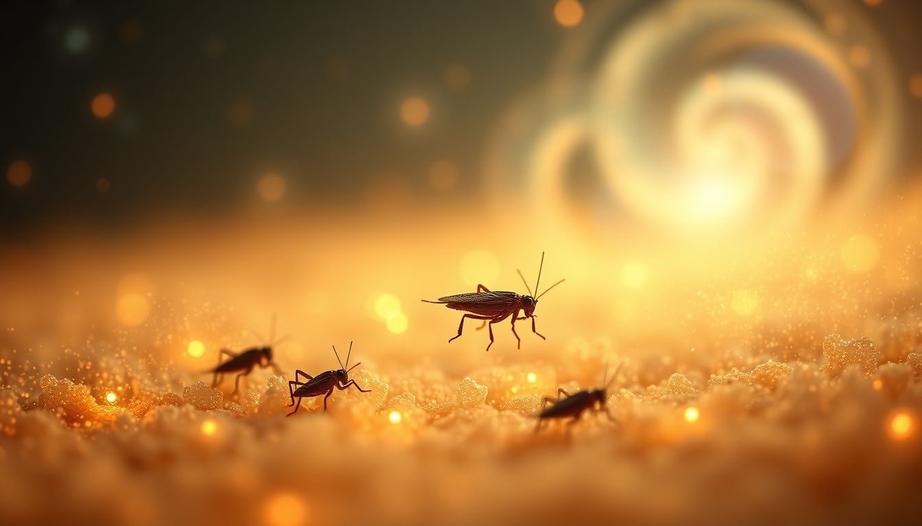 Rêver de criquets miniatures symbolise petits soucis ignorés quotidiennement.