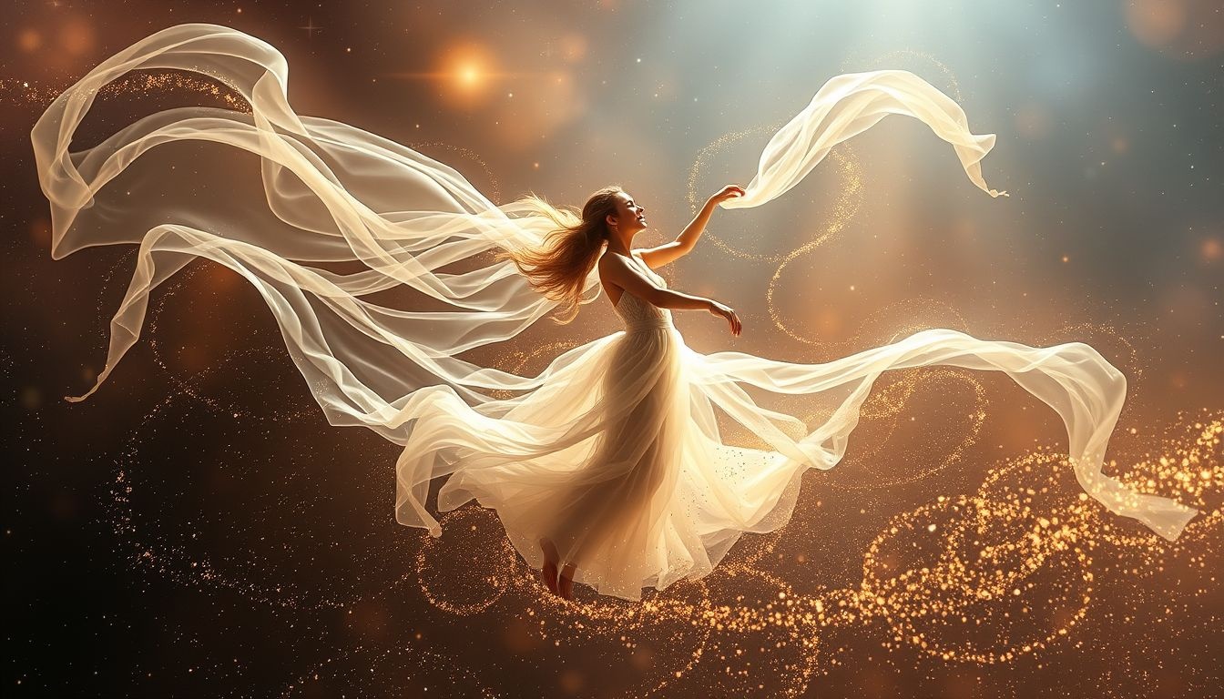 Rêver d'un voile symbolise l'harmonie et la joie festive.