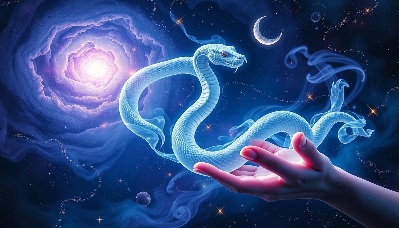 Rêver de dompter un serpent symbolise transformation intérieure et désir caché.